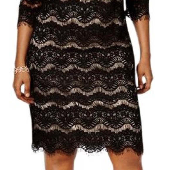 J. Howard Black Lace Semi-formal Dress - Picture 8 of 8